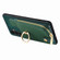 Samsung Galaxy S23 FE 5G Cross Leather Ring Vertical Zipper Wallet Back Phone Case - Green