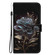 Samsung Galaxy S23 FE 5G Crystal Texture Colored Drawing Leather Phone Case - Black Rose