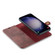 Samsung Galaxy S23 FE 5G DG.MING Crazy Horse Texture Detachable Magnetic Leather Case - Red