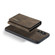 Samsung Galaxy S23 FE 5G DG.MING M1 Series 3-Fold Multi Card Wallet + Magnetic Phone Case - Coffee