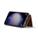 Samsung Galaxy S23 FE 5G DG.MING M2 Series 3-Fold Multi Card Bag + Magnetic Phone Case - Brown