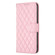 Samsung Galaxy S23 FE 5G Diamond Lattice Wallet Flip Leather Phone Case - Pink