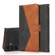 Samsung Galaxy S23 FE 5G Dual-color Stitching Leather Phone Case - Black Brown