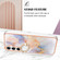 Samsung Galaxy S23 FE 5G Electroplating IMD TPU Phone Case with Ring - White Marble