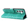 Samsung Galaxy S23 FE 5G Embossed Sunflower Leather Phone Case - Green