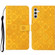 Samsung Galaxy S23 FE 5G Ethnic Style Embossed Pattern Leather Phone Case - Yellow