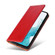 Samsung Galaxy S23 FE 5G Fierre Shann PU Genuine Leather Texture Leather Phone Case - Red