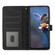Samsung Galaxy S23 FE 5G Flower Embossing Pattern Leather Phone Case - Black
