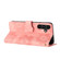Samsung Galaxy S23 FE 5G Flower Embossing Pattern Leather Phone Case - Pink
