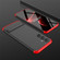 Samsung Galaxy S23 FE 5G GKK Three Stage Splicing Full Coverage PC Phone Case - Black Red