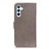 Samsung Galaxy S23 FE 5G KHAZNEH Cowhide Texture Horizontal Flip Leather Phone Case - Khaki