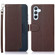 Samsung Galaxy S23 FE 5G KHAZNEH Litchi Texture Leather RFID Phone Case - Brown