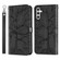 Samsung Galaxy S23 FE 5G Life Tree Embossing Pattern Leather Phone Case - Black