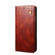 Samsung Galaxy S23 FE 5G Oil Wax Crazy Horse Texture Leather Phone Case - Brown