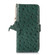 Samsung Galaxy S23 FE 5G Ostrich Pattern Genuine Leather RFID Phone Case - Green