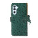 Samsung Galaxy S23 FE 5G Ostrich Pattern Genuine Leather RFID Phone Case - Green