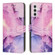 Samsung Galaxy S23 FE 5G Painted Marble Pattern Leather Phone Case - Purple