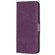 Samsung Galaxy S23 FE 5G Plaid Embossed Leather Phone Case - Purple