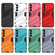 Samsung Galaxy S23 FE 5G Punk Armor 2 in 1 PC + TPU Shockproof Phone Case with Invisible Holder - Blue
