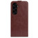 Samsung Galaxy S23 FE 5G R64 Texture Vertical Flip Leather Phone Case - Brown