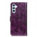 Samsung Galaxy S23 FE 5G Retro Crazy Horse Texture Horizontal Flip Leather Phone Case - Purple