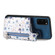 Samsung Galaxy S23 FE 5G Retro Painted Zipper Wallet Back Phone Case - Blue