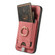 Samsung Galaxy S23 FE 5G Retro Splitable Magnetic Card Bag Leather Phone Case - Pink
