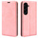 Samsung Galaxy S23 FE 5G Retro-skin Magnetic Suction Leather Phone Case - Pink