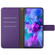 Samsung Galaxy S23 FE 5G Rhombic Grid Texture Leather Phone Case - Purple