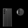 Samsung Galaxy S23 FE 5G Side Display Adsorption Plain Cloth Smart Leather Phone Case - Black