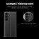 Samsung Galaxy S23 FE 5G Side Display Adsorption Plain Cloth Smart Leather Phone Case - Black
