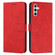 Samsung Galaxy S23 FE 5G Skin Feel Heart Pattern Leather Phone Case - Red