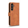 Samsung Galaxy S23 FE 5G Skin Feel Magnetic Flip Leather Phone Case - Brown Samsung Galaxy S23 FE 5G Skin Feel Magnetic Flip Leather Phone Case - Brown