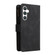 Samsung Galaxy S23 FE 5G Skin Feel Multi-Card Wallet Zipper Leather Phone Case - Black