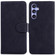 Samsung Galaxy S23 FE 5G Skin Feel Pure Color Flip Leather Phone Case - Black