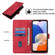 Samsung Galaxy S23 FE 5G Skin-feel Embossed Leather Phone Case - Red