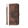 Samsung Galaxy S23 FE 5G Skin-feel Flowers Embossed Wallet Leather Phone Case - Brown