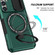 Samsung Galaxy S23 FE 5G Sliding Camshield Magsafe Holder TPU Hybrid PC Phone Case - Deep Green