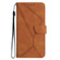 Samsung Galaxy S23 FE 5G Stitching Embossed Leather Phone Case - Brown