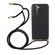 Samsung Galaxy S23 FE 5G Wheat Straw Material + TPU Phone Case with Lanyard - Black