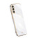 Samsung Galaxy S23 FE 5G XINLI Straight Edge 6D Electroplate TPU Phone Case - White