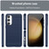 Samsung Galaxy S23 FE Brushed Texture Carbon Fiber TPU Phone Case - Blue