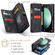 Samsung Galaxy S23 FE CaseMe 008 Multifunctional Zipper Wallet Phone Leather Case - Black
