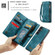 Samsung Galaxy S23 FE CaseMe 008 Multifunctional Zipper Wallet Phone Leather Case - Blue