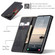 Samsung Galaxy S23 FE CaseMe 013 Multifunctional Horizontal Flip Leather Phone Case - Black