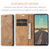 Samsung Galaxy S23 FE CaseMe 013 Multifunctional Horizontal Flip Leather Phone Case - Brown