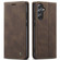 Samsung Galaxy S23 FE CaseMe 013 Multifunctional Horizontal Flip Leather Phone Case - Coffee
