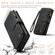 Samsung Galaxy S23 FE CaseMe C30 Multifunctional Card Slots Zipper Phone Leather Phone Case - Black