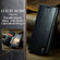 Samsung Galaxy S23 FE CaseMe-003 PU + PC Business Style Crazy Horse Texture Leather Phone Case - Black