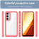 Samsung Galaxy S23 FE Colorful Series Acrylic + TPU Phone Case - Red